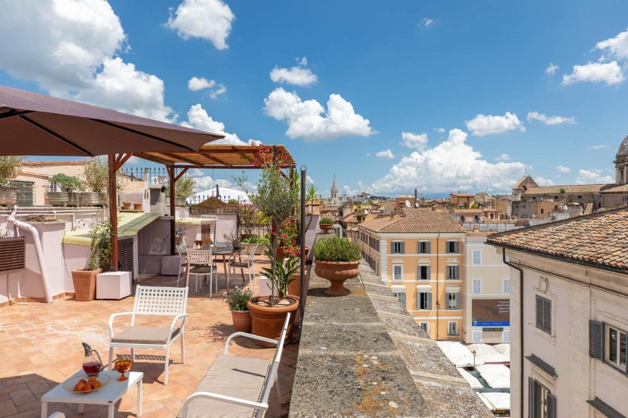 شقة Iflat Penthouse In Campo De' Fiori روما المظهر الخارجي الصورة